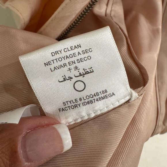 BCBG Ruffle Jacket - Petal Pink Size M - Picture 12 of 12